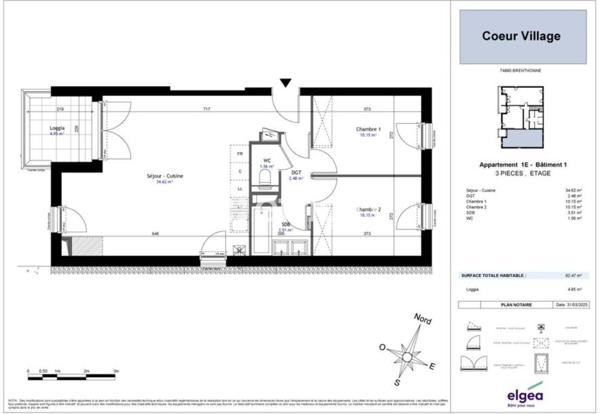 Appartement
         3 pièces
        - 63 m² 319 000 € *