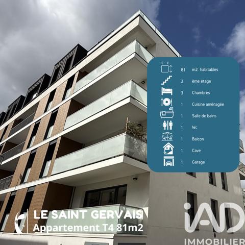 Appartement à vendre 4 pièces 81 m² Rouen