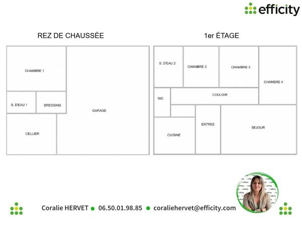 Maison 6 pièces - 147 m² Exclusivité efficity