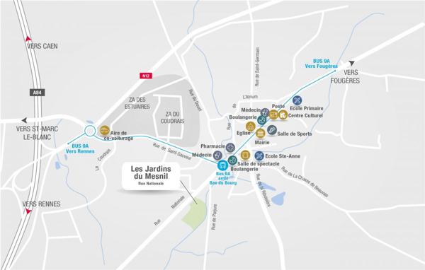 Terrain LES JARDINS DU MESNIL Romagné | Lamotte
