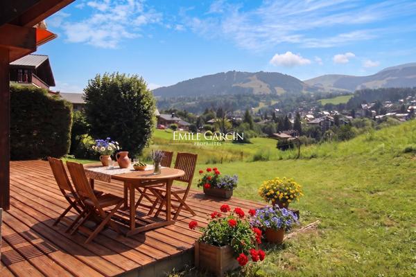 Chalet à vendre Megève - Vue Mont Blanc