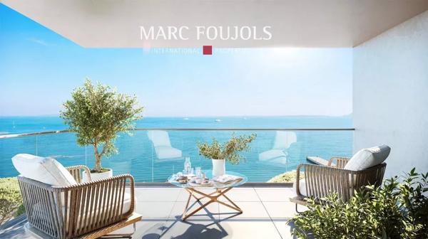 ANTIBES / JUAN-LES-PINS – Élégant 2 pièces neuf dans une résidence de prestige en front de mer
