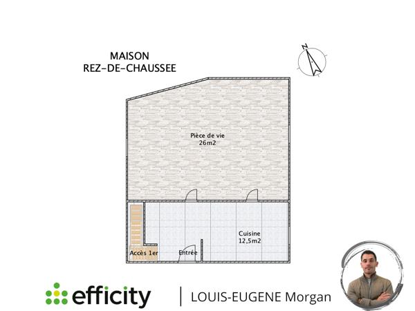 Maison 6 pièces - 116 m² Exclusivité efficity