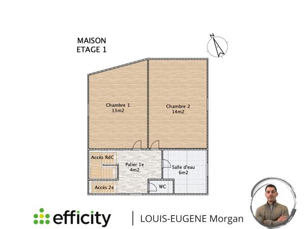 Maison 6 pièces - 116 m² Exclusivité efficity