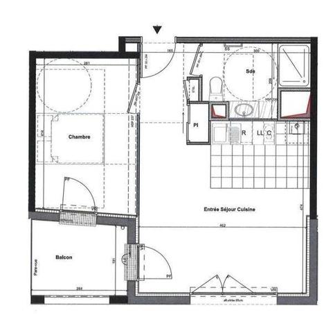 Appartement 2 pièces                                        - 44220 Couëron - CENTRE VILLE Réf : 12626