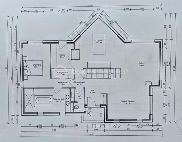 Maison contemporaine de 165 m²