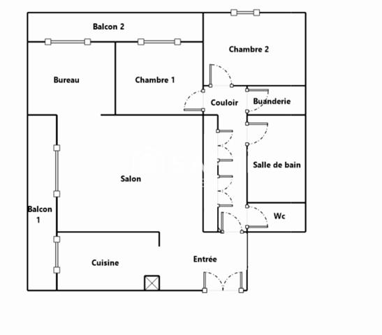 Spacieux appartement 92 m² Avrillé/Angers