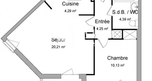 À vendre Appartement 2 pièces 43.27 m² - Soisy-sous-montmorency 95230