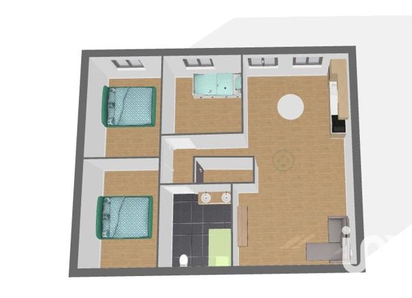 Immeuble à vendre 166 m² Distré