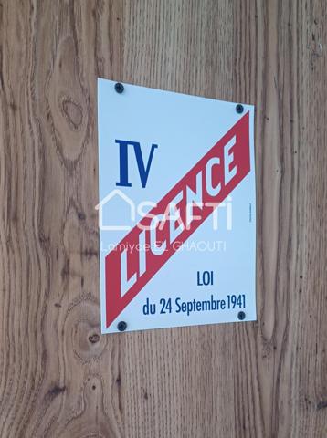 Grande BRASSERIE Licence 4 avec APPARTEMENT 70m²