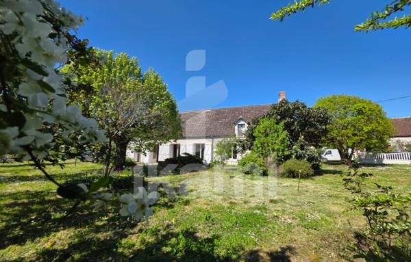 Authenticité, nature et potentiel pour cette longère de 150 m2 à Chabris