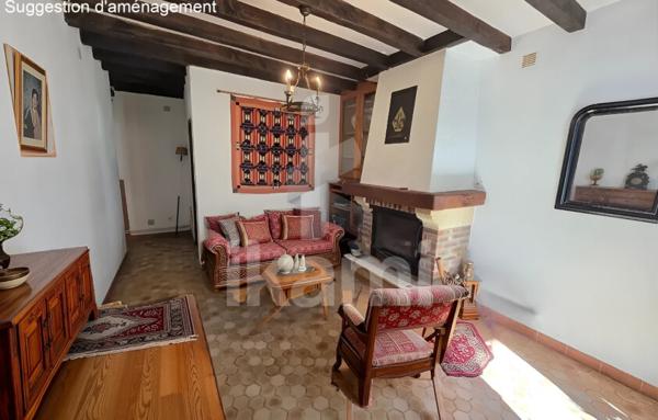 Authenticité, nature et potentiel pour cette longère de 150 m2 à Chabris