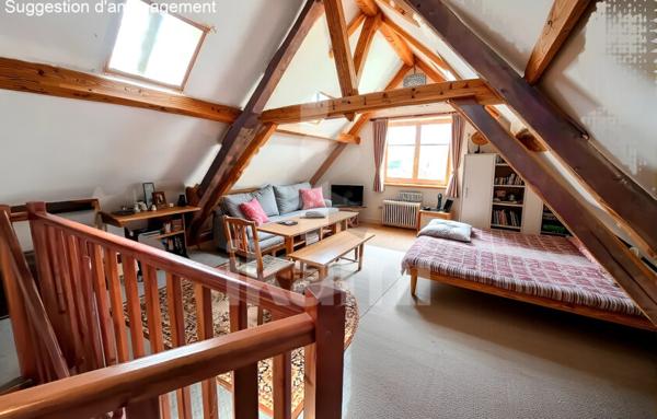 Authenticité, nature et potentiel pour cette longère de 150 m2 à Chabris