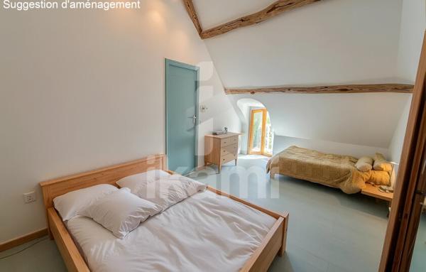 Authenticité, nature et potentiel pour cette longère de 150 m2 à Chabris