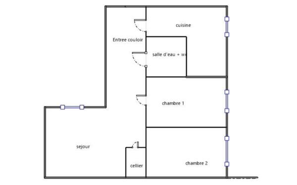 Appartement à vendre 3 pièces 67 m² Saint-Denis