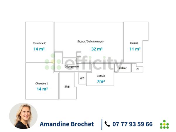 Appartement 4 pièces - 93 m²