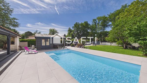 MEDIS MAISON DE 140 M² 3 CHAMBRES PISCINE TERRASSE ET JARDIN
