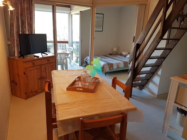 Apt T2 mezzanine avec terrasse.