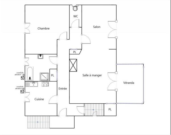 Dpt Sarthe (72), à vendre SAINT CALAIS maison P3, 1/2 chambres, terrain clos 483 m² et sous-sol