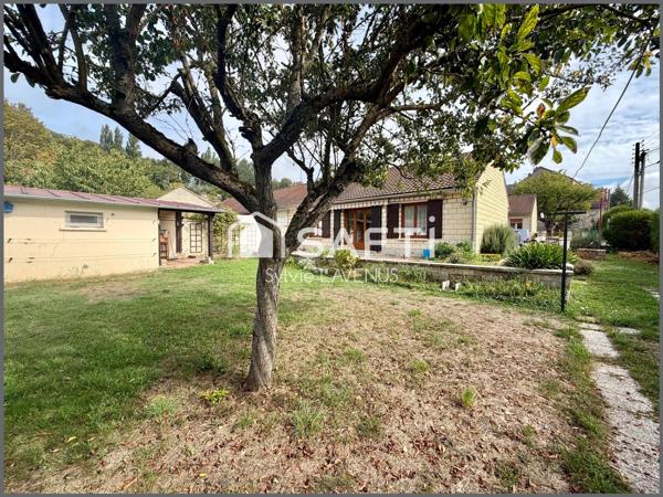 A CUFFIES 02, MAISON EN PIERRE DE 82 M2 AVEC DÉPENDANCE ET CAVE SUR SON TERRAIN DE 495 M2.