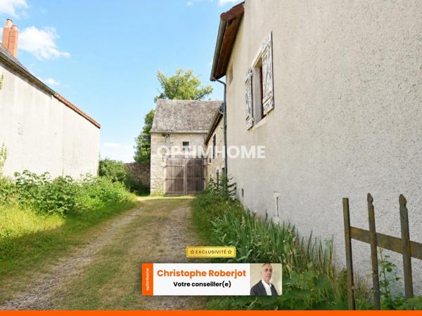 Maison + dépendances avec énorme potentiel à Fontaines sur 1 hectare de terrain clos et arboré