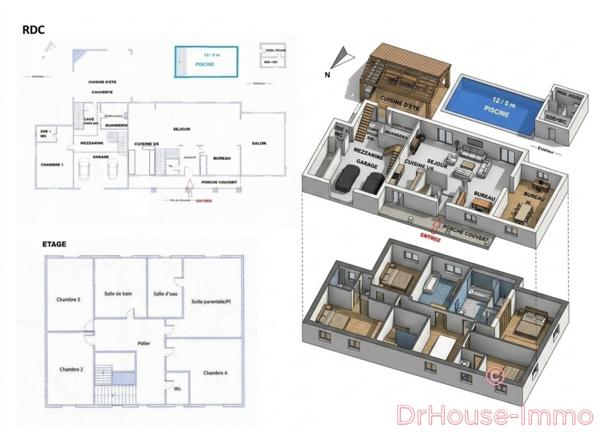 Maison à vendre 8 pièces de 272 m²