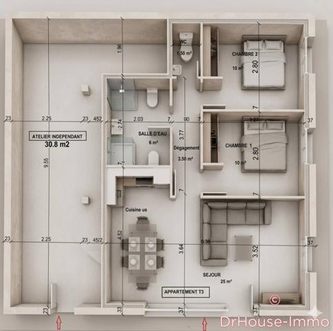 Maison à vendre 8 pièces de 272 m²