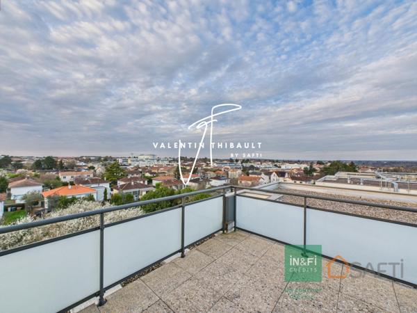 POITIERS OUEST – SUPERBE DUPLEX AVEC TOIT-TERRASSE