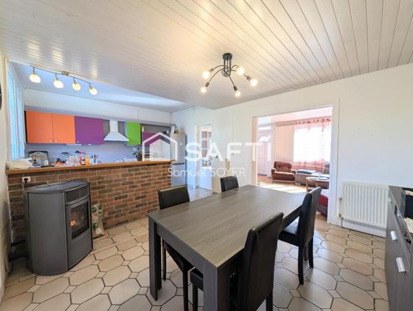 GRANDE MAISON 4 CHAMBRES AVEC GARAGE ET DEPENDANCE