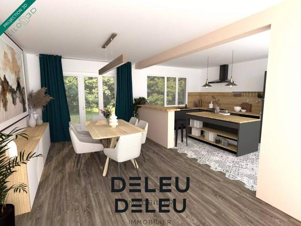 Vente immobilière : Maison à Wasquehal   70 m² 241 500 €- Deleu Immobilier Wasquehal.