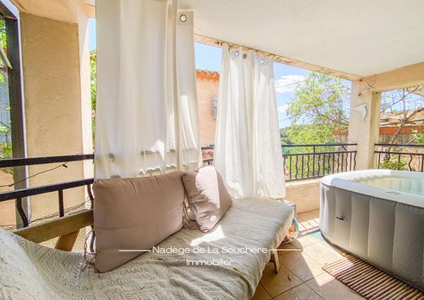 Fuveau (13710) Maison de village pleine de charme avec deux terrasses et suite parentale – Environ 80 m²