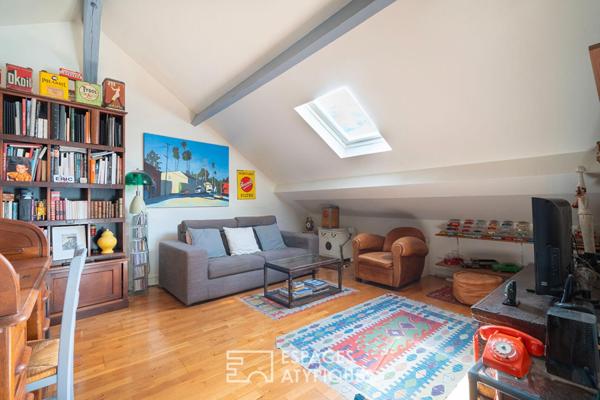 Appartement sous les toits en centre ville