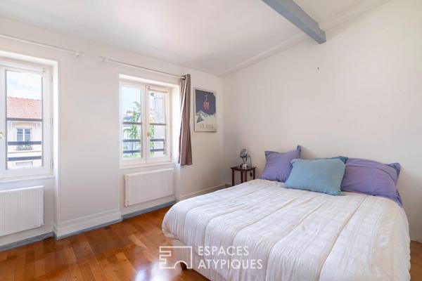 Appartement sous les toits en centre ville