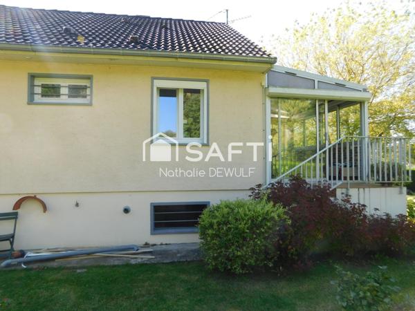 Pavillon sur sous -sol complet à Bruyères-et-Montbérault