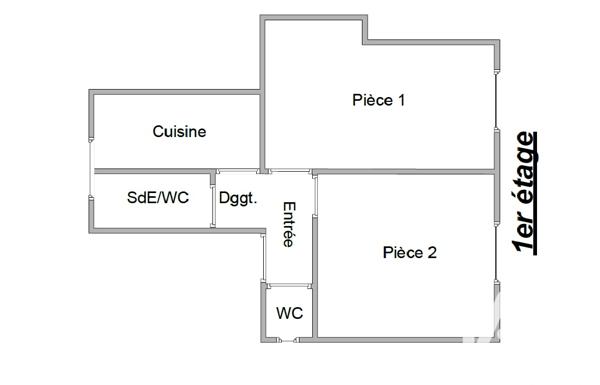 Appartement à vendre 2 pièces 36,63 m² Ablon-sur-Seine