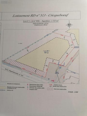 Terrain à Batir à vendre à Cricqueboeuf dans le Calvados (14113), ref : TB130