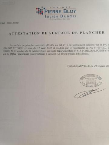Terrain à Batir à vendre à Cricqueboeuf dans le Calvados (14113), ref : TB130