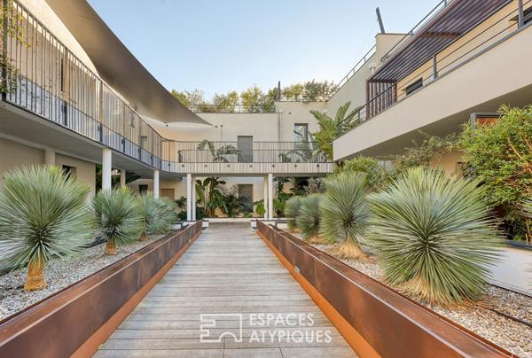 Rez-de-jardin contemporain