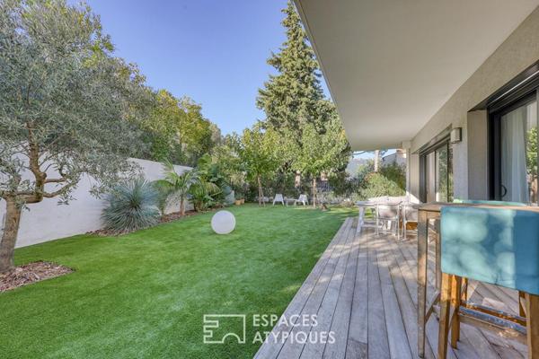 Rez-de-jardin contemporain