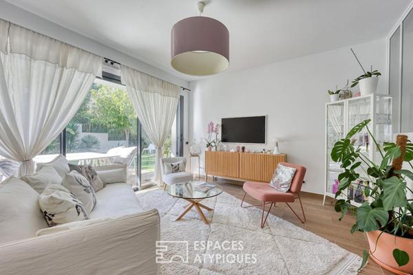 Rez-de-jardin contemporain