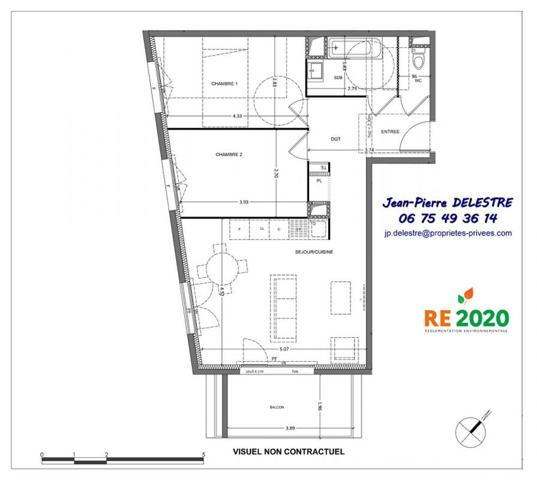 OFFRE SPECIALE - 3 PIECES  AVEC GARAGE à GRENOBLE- LIBERATION