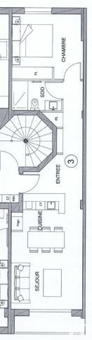 Appartement à vendre 2 pièces 44 m² Bordeaux