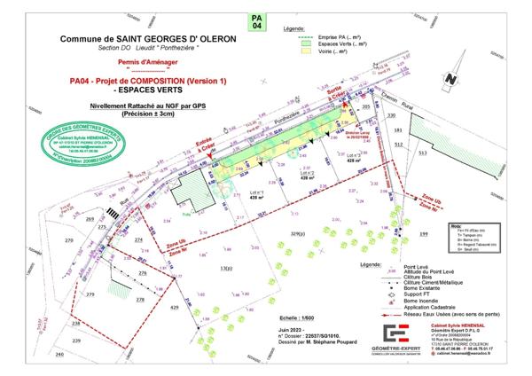 Terrain constructible avec permis purgé à vendre de 13 821,00 m² SAINT GEORGES D'OLERON (17)