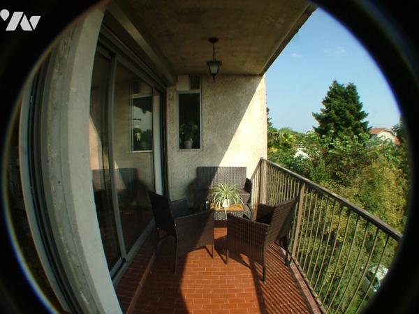 SAINT-GAUDENS centre, appartement T4 loué de 97,69 m² au 2ème étage sans ascenseur avec garage.