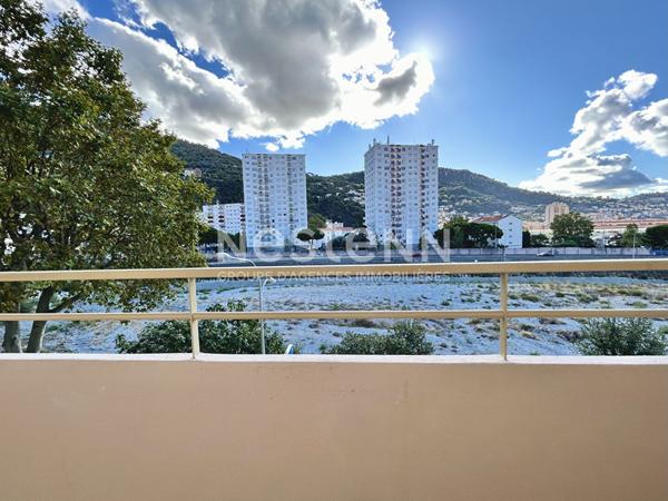 Exclusivité - NICE EST (06000) - Appartement 3 pièces 57.25 m2 avec balcon face au Paillon