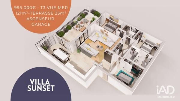 Appartement à vendre 4 pièces 120 m² Six-Fours-les-Plages