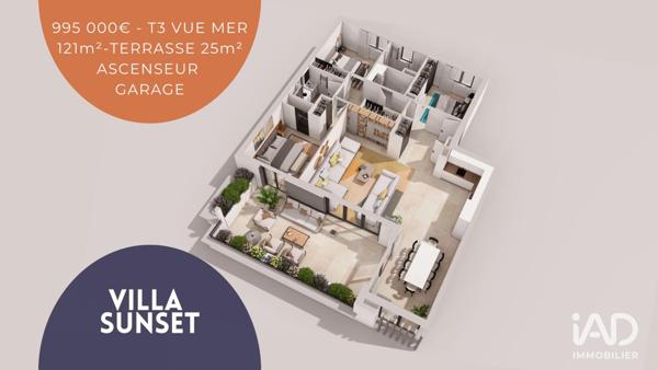 Appartement à vendre 4 pièces 120 m² Six-Fours-les-Plages