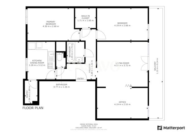 Vente Appartement 4 pièces de 69m² - 69300 Caluire-et-Cuire