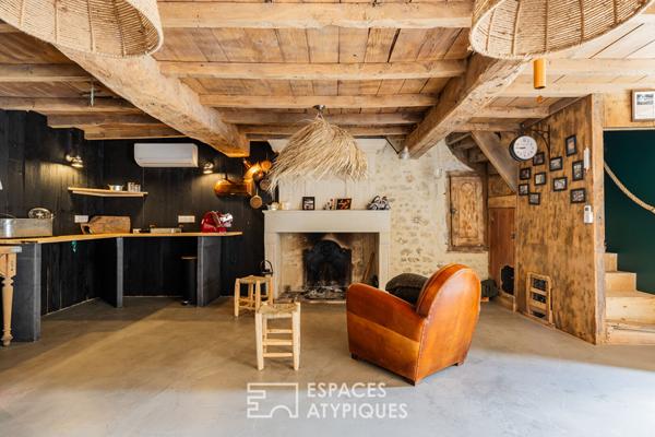 Propriété à la rénovation exceptionnelle mêlant charme et confort