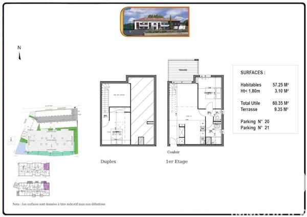 Appartement à vendre 3 pièces 57 m² Caveirac